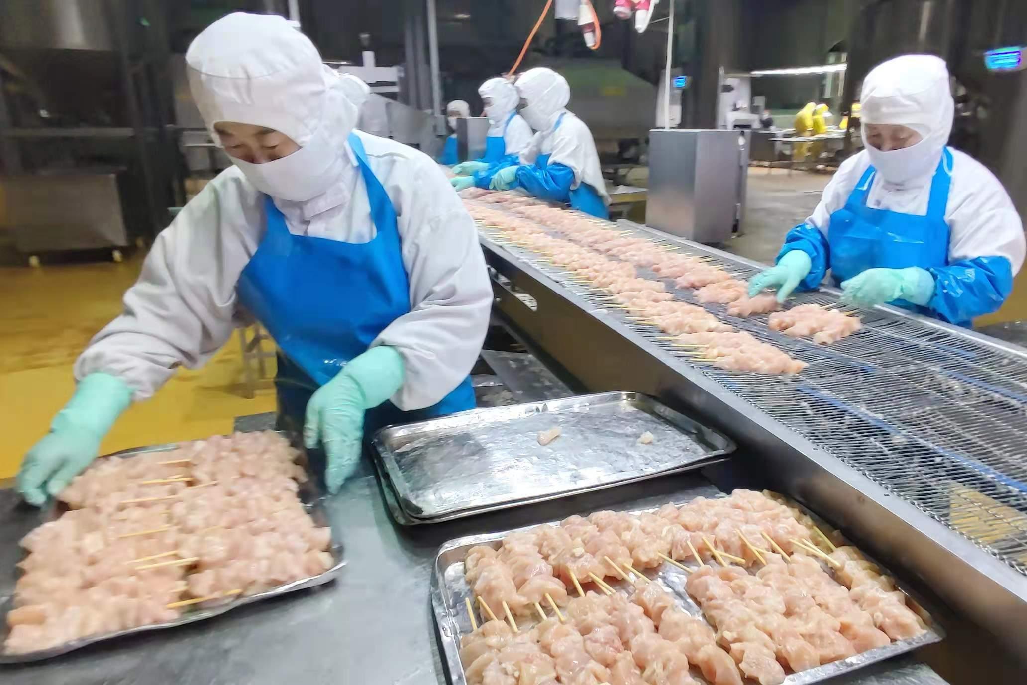 山东莱西：鸡肉出口远销欧盟
