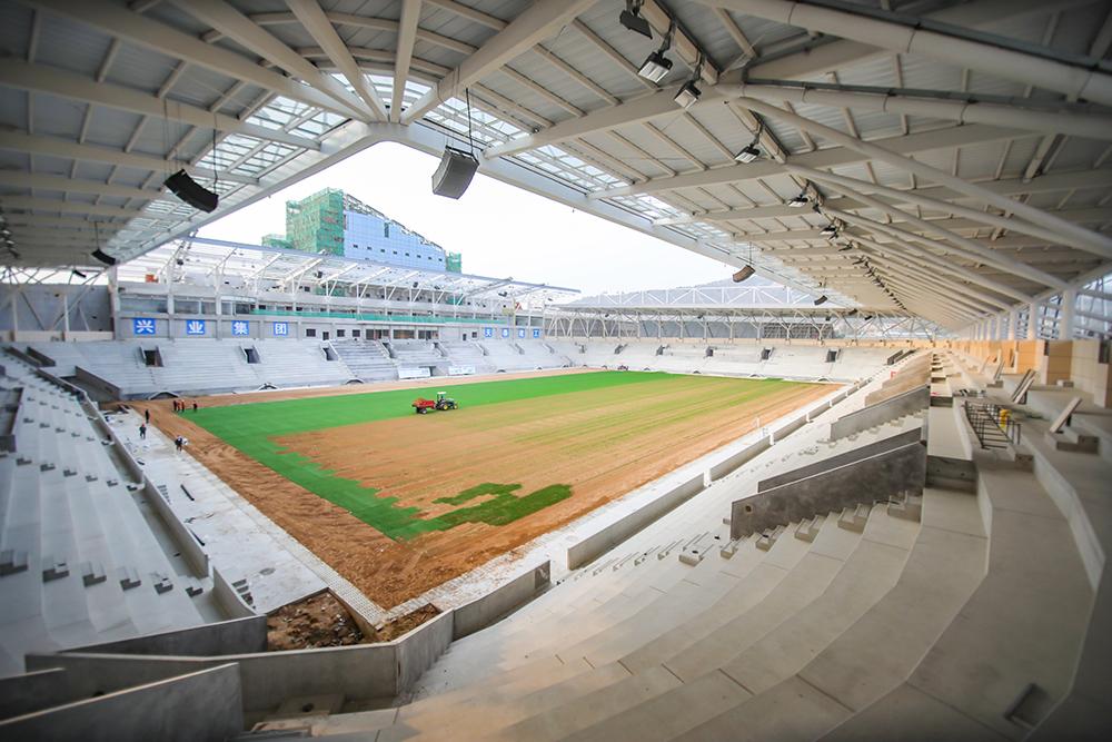 日照国际足球中心场馆建设再加速